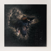 働くジャーマン・シェパード犬- GSD ジグソーパズル (横)