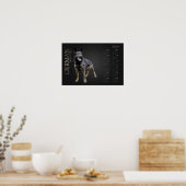 働くドイツの羊飼い犬 – GSDカレンダー2019 ポスター (キッチン)