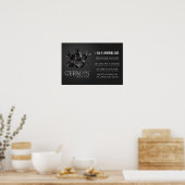 働くドイツの羊飼い犬 – GSD ポスター (キッチン)