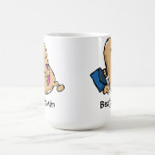 働く人間の豆 コーヒーマグカップ (中央)