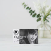 働く俳優のためのHeadshotの名刺III 名刺 (スタンド正面)