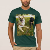 働く女の子のTシャツ Tシャツ (正面)