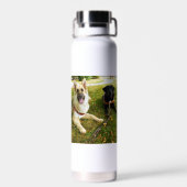 働く女の子 ウォーターボトル (背面)