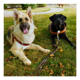 働く女の子 ポスター