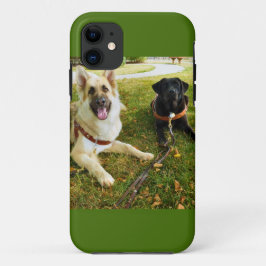 働く女の子 iPhone 11 ケース