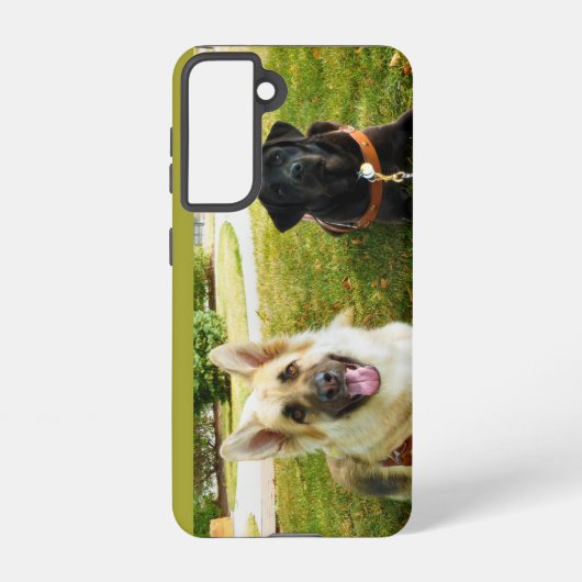 働く女の子 SAMSUNG GALAXYケース (裏面)