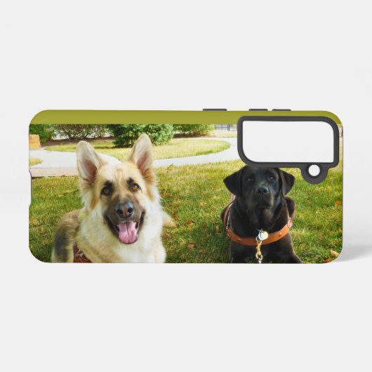 働く女の子 SAMSUNG GALAXYケース (裏面横)