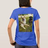 働く女の子 Tシャツ (裏面)