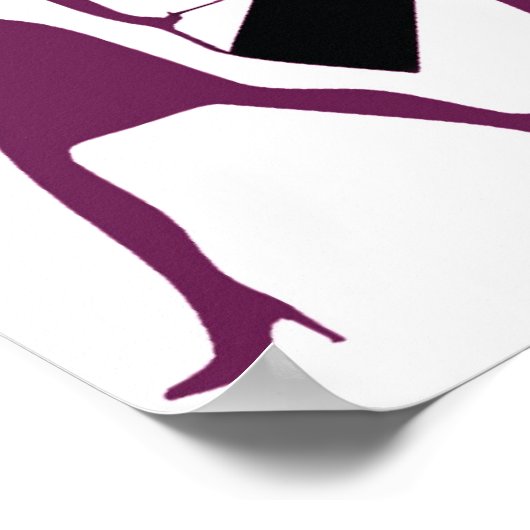 働く女性 ポスター (角)