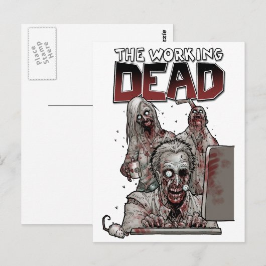 働く死者 ポストカード (正面/裏面)