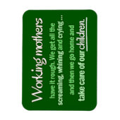 「働く母親」磁石 マグネット (縦)