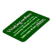 「働く母親」磁石 マグネット (左側)