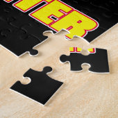 働く消防士 ジグソーパズル (側面)