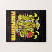 働く消防士 ジグソーパズル (横)