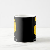 働く猫が可愛いとクール思う コーヒーマグカップ (中央)