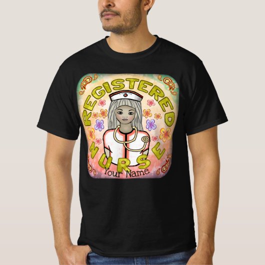 働く看護師 Tシャツ (正面)