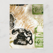 働く秋 ポストカード (正面)