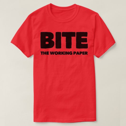 働く紙 Tシャツ (デザイン正面)