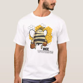働く蜂 Tシャツ (正面)