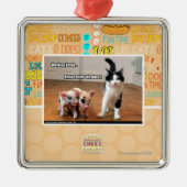 働くkitteh メタルオーナメント (正面)