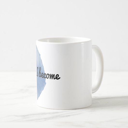 働前向きく懸命の朝の確認 コーヒーマグカップ (正面右)