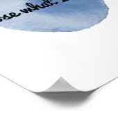 働前向きく懸命の朝の確認 ポスター (角)