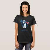 働国際的者の日ハッピー労働日 Tシャツ (正面フル)