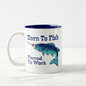 働生まれかせを受ける ツートーンマグカップ (左)