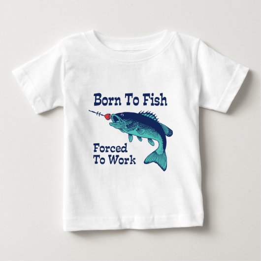 働生まれかせを受ける ベビーTシャツ (正面)