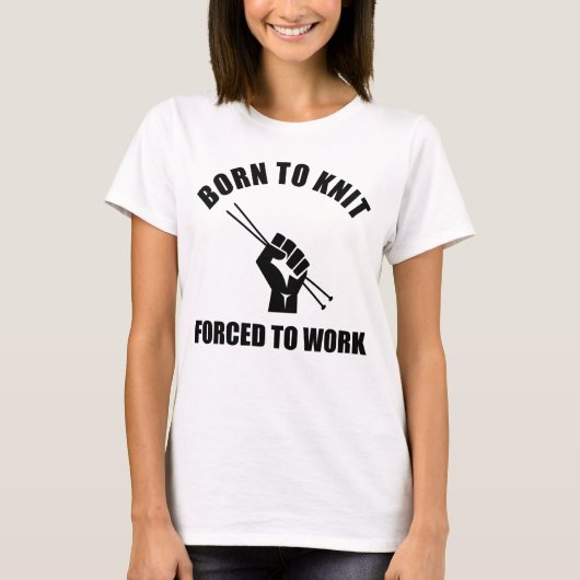働生まれくことを強制される Tシャツ (正面)
