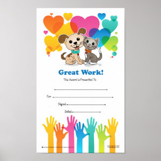 働素晴らしけ！(感謝証#03) ポスター