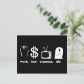 働買く ポストカード (スタンド正面)