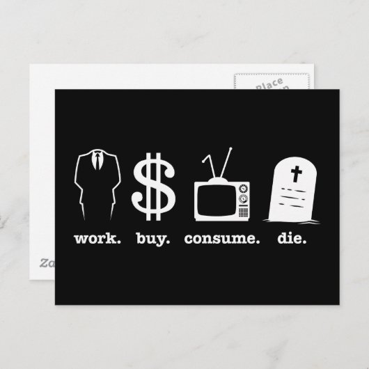 働買く ポストカード (正面/裏面)