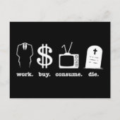 働買く ポストカード (正面)