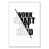 働頭が切れるかない懸命 テーブルナンバー (裏面)