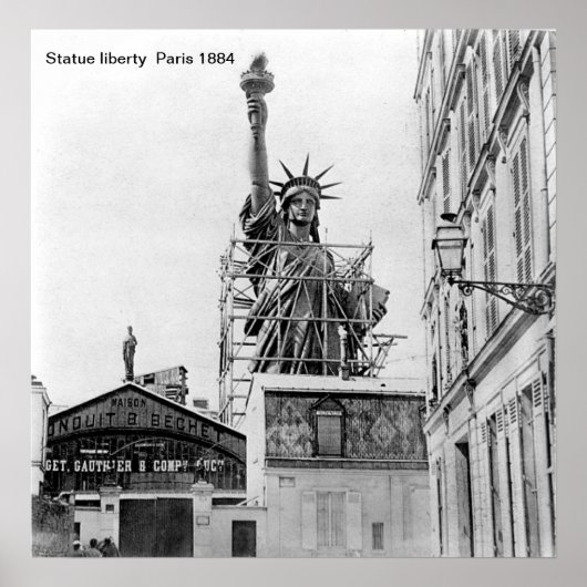 像の自由プリント ポスター (正面)