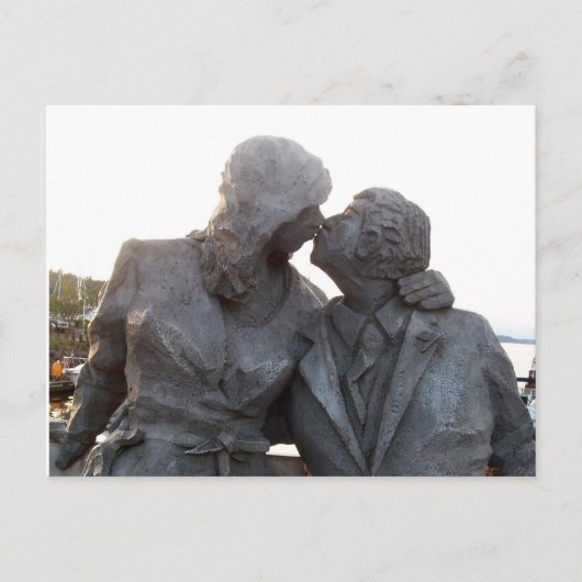 像キスをする像 ポストカード (正面)