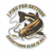 僕おもしろいは魚を釣る他は何でも餌だ シール (正面)