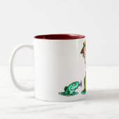 **僕お気に入りのの漁師» ツートーンマグカップ (左)