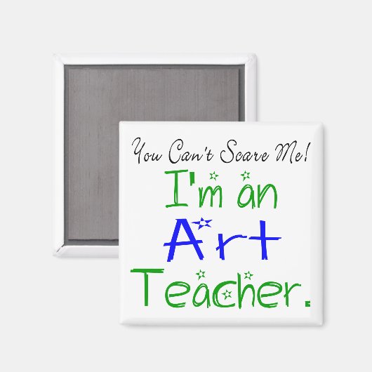 僕がアート先生だって怖がってはいけないおもしろい マグネット (正面/裏面)