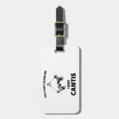 僕がカンティスに乗るなんて怖がらないよ ラゲッジタグ (正面縦)