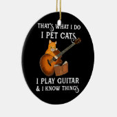 僕がギターで知っている猫を愛猫しているの遊は、そのこと セラミックオーナメント (右)