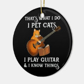 僕がギターで知っている猫を愛猫しているの遊は、そのこと セラミックオーナメント (左)