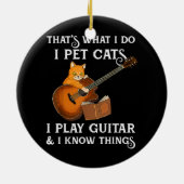 僕がギターで知っている猫を愛猫しているの遊は、そのこと セラミックオーナメント (裏面)