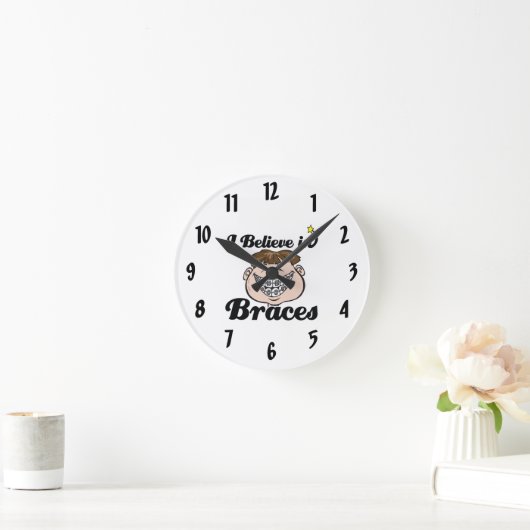 僕が信じ抱き締める ラウンド壁時計 (ホーム)