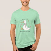 僕が先に泣く処だおもしろい トライブレンドTシャツ (正面)