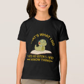 僕が本を書いて知っ読ている事はそれだ トライブレンドＴシャツ (正面)