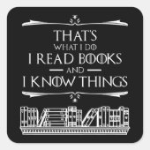 僕が本を書いて知読っているのはそれだ スクエアシール (正面)