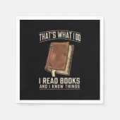 僕が本を書いて知読っているのはそれだ スタンダードカクテルナプキン (正面)