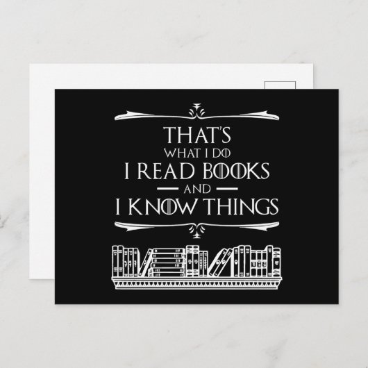 僕が本を書いて知読っているのはそれだ ポストカード (正面/裏面)